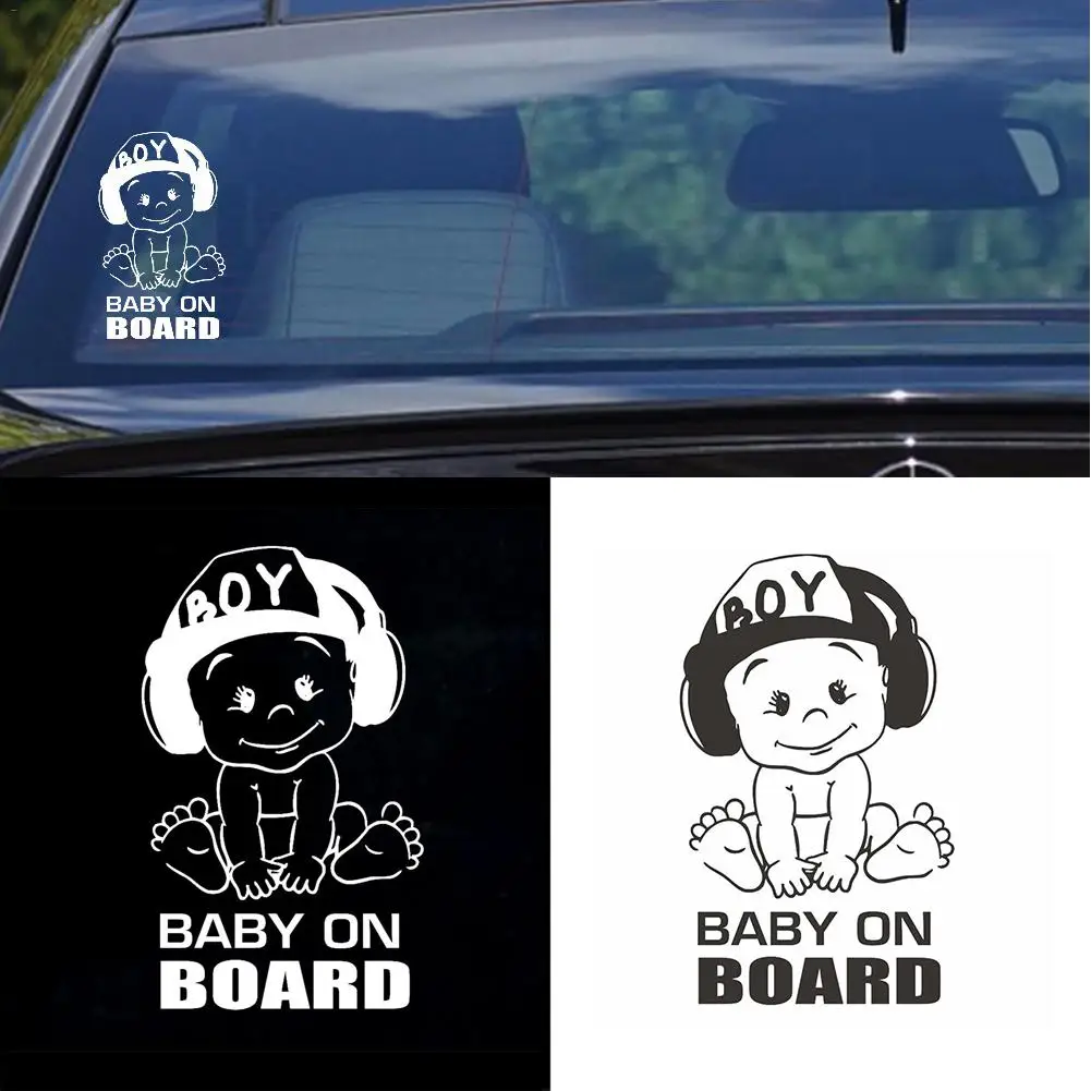 Автомобильная наклейка Детская на борт автомобиля Наклейка креативная Мода