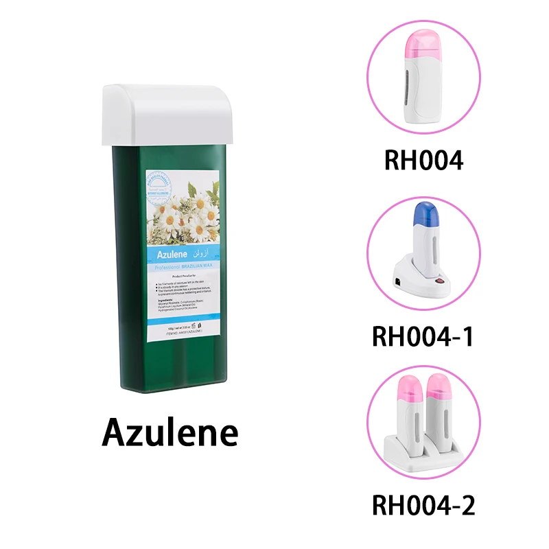 

100g Hair Removal Wax Cream 7 Flavor Roll-On Depilatory Wax Cartridge Men & Women Wax Strips For Hot Depilatory Warmer Heater