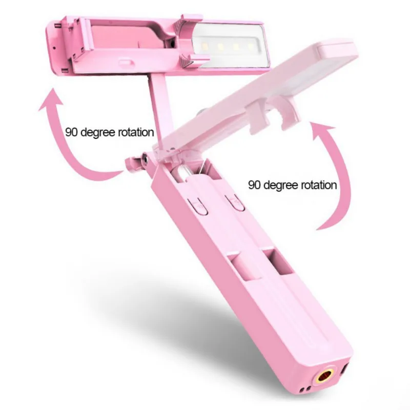 Маленькая компактная селфи палка для телефона заполняющий светильник