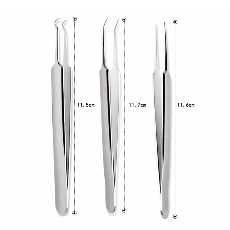 

Anti-static ESD Stainless Steel Tweezers Maintenance Tools Industrial Precision Curved Straight Tweezers Repair Tools 2020 Top