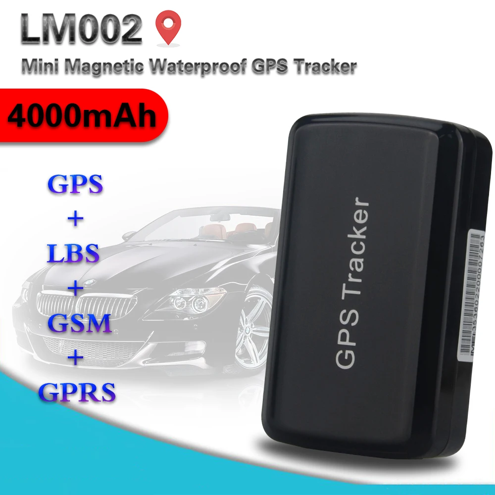 Лучший мини GPS трекер для автомобиля LM002 локатор с длительным временем ожидания