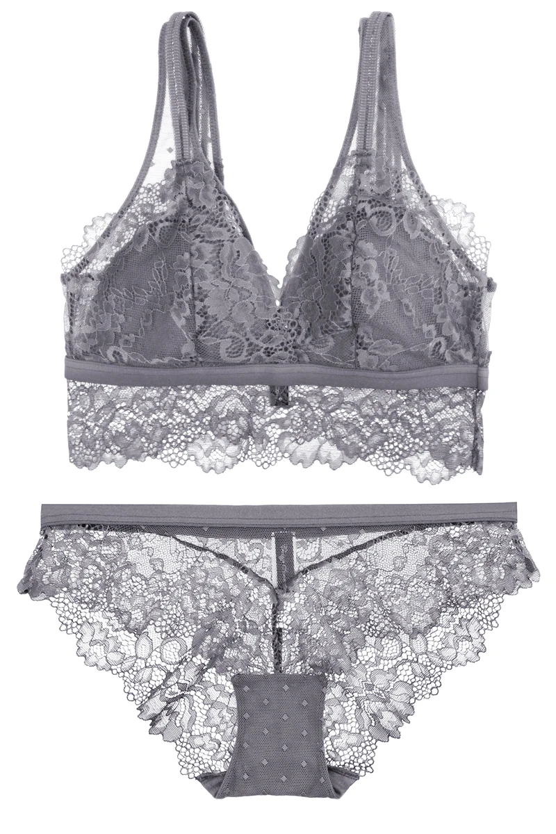 2020 Новое поступление сексуальные кружевные тонкие бюстгальтеры с хлопковой