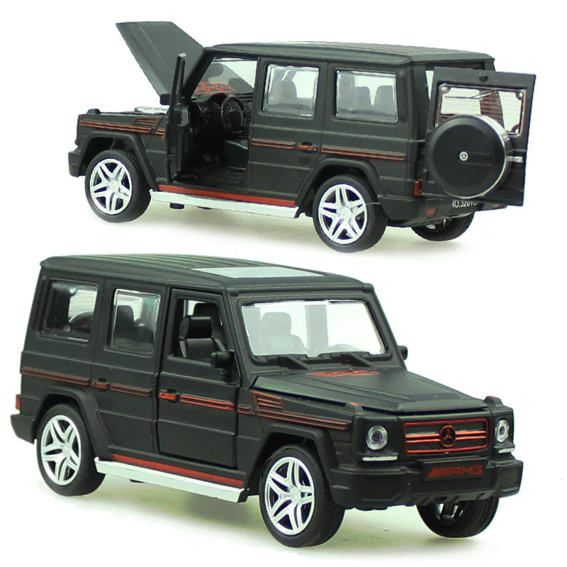Electric Alloy mkd3 Scale Car Models Die-cast coche carro Toys for Children 1:32 auto Vehicle Benz G65 AMG SUV Jeep | Игрушки и хобби
