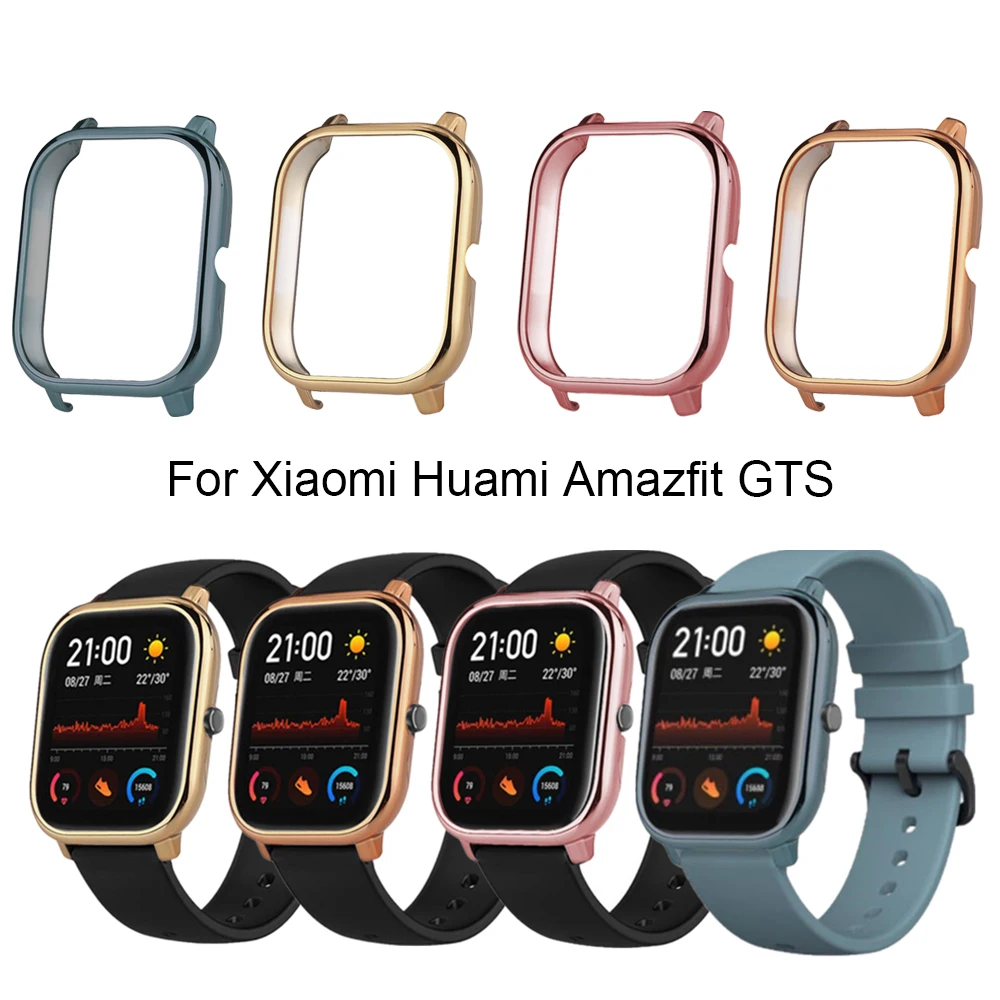 Новый Гальванизированный чехол для смарт часов Жесткий Чехол ПК защитный рамка