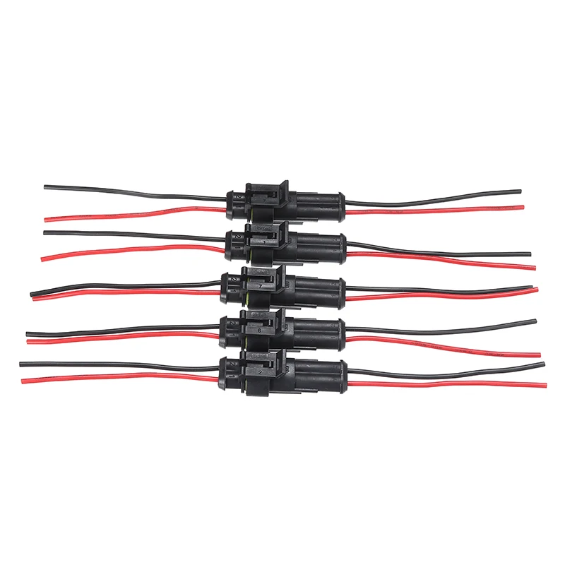 5 пары/компл. 2 контактный высококачественный автомобильный водонепроницаемый