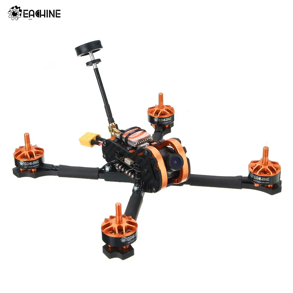 

Гоночный Дрон Tyro99 Eachine мм, версия «сделай сам», FPV, RC, F4 OSD 30A, blheli _ s, 40 каналов, 210 МВт, VTX, 700TVL, камера 600