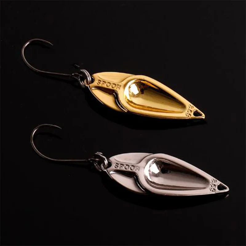 Рыболовная приманка DD Spinner ложка приманки Jigbait2.5/3 5/5g Золотая Серебряная блесна