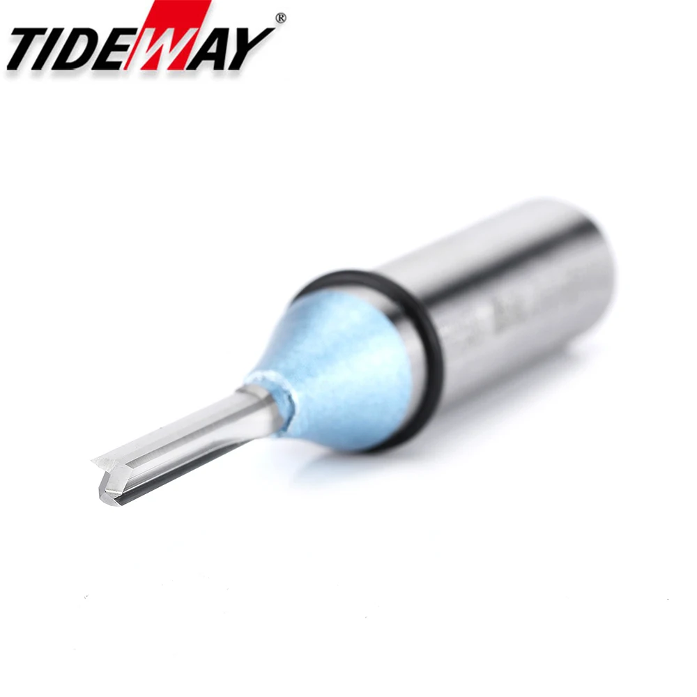 Tideway фреза с 2 канавками и хвостовиком 1/2 дюйма 1/4 TCT прямые фрезы для