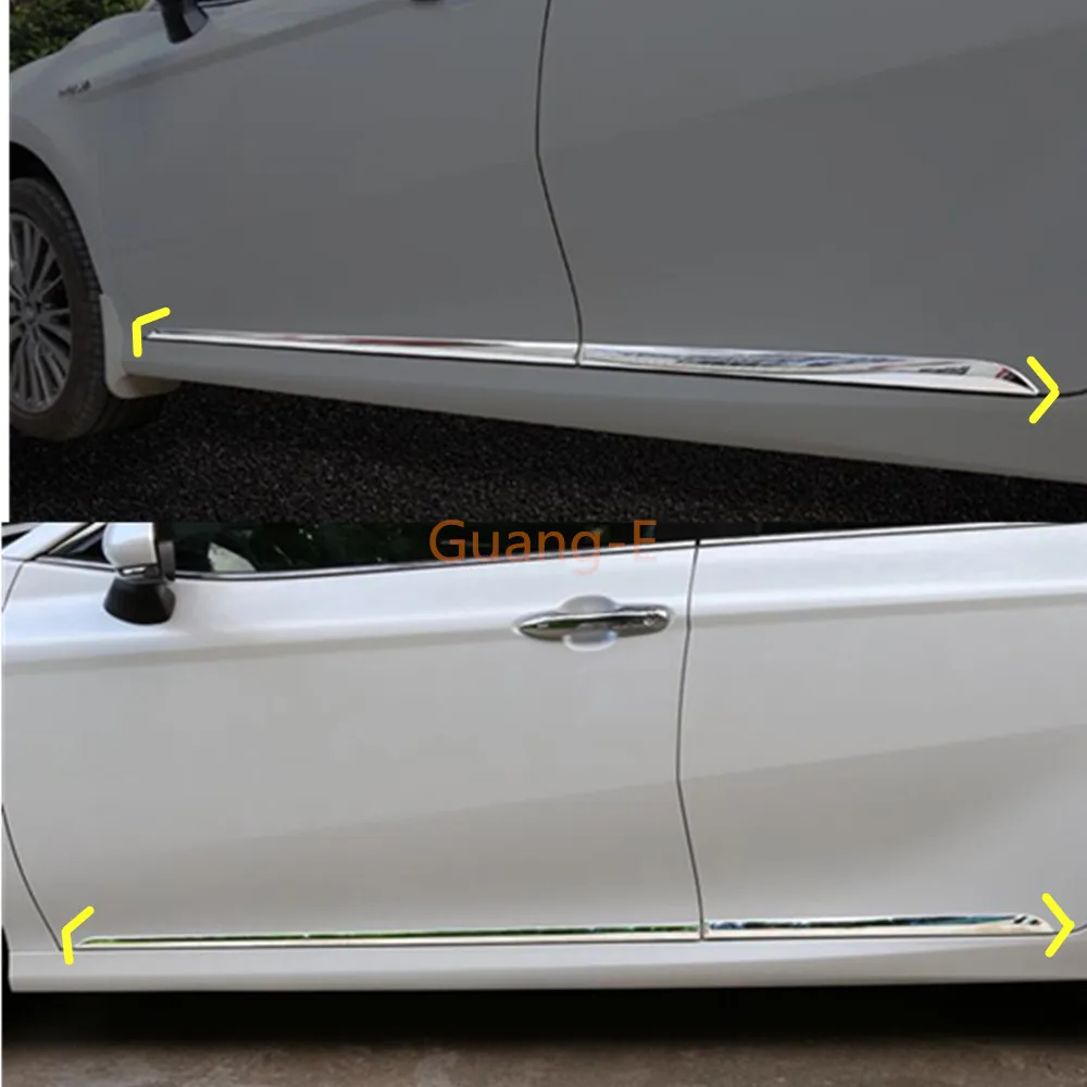 Для Toyota новинка Camry XV70 2017 2018 2019 2020 зернистое покрытие ABS хромированная потоковая