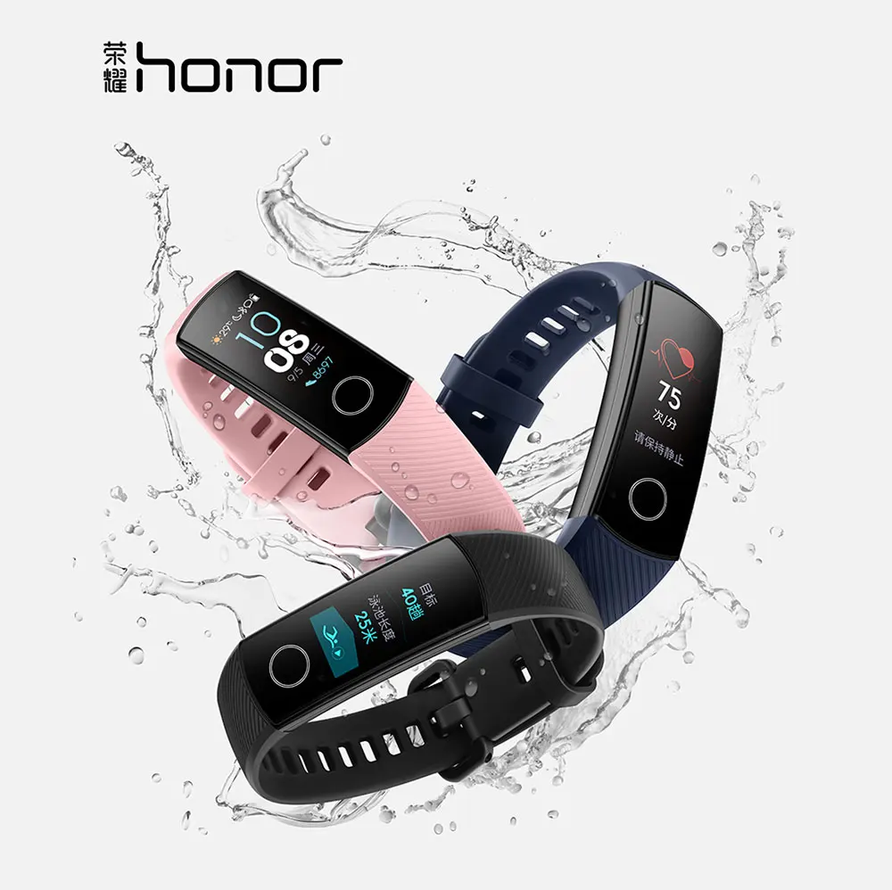 Глобальная версия HONOR Band 4 фитнес-браслет трекер спортивный ремешок в реальном времени трекер активности Смарт-носимое устройство(подставка