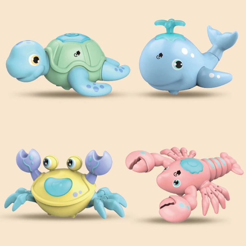 

Magnetic Assembly Marine Creature Toys DIY Sea Turtle Lobster Crab with Light Baby Children Water Fish Toy