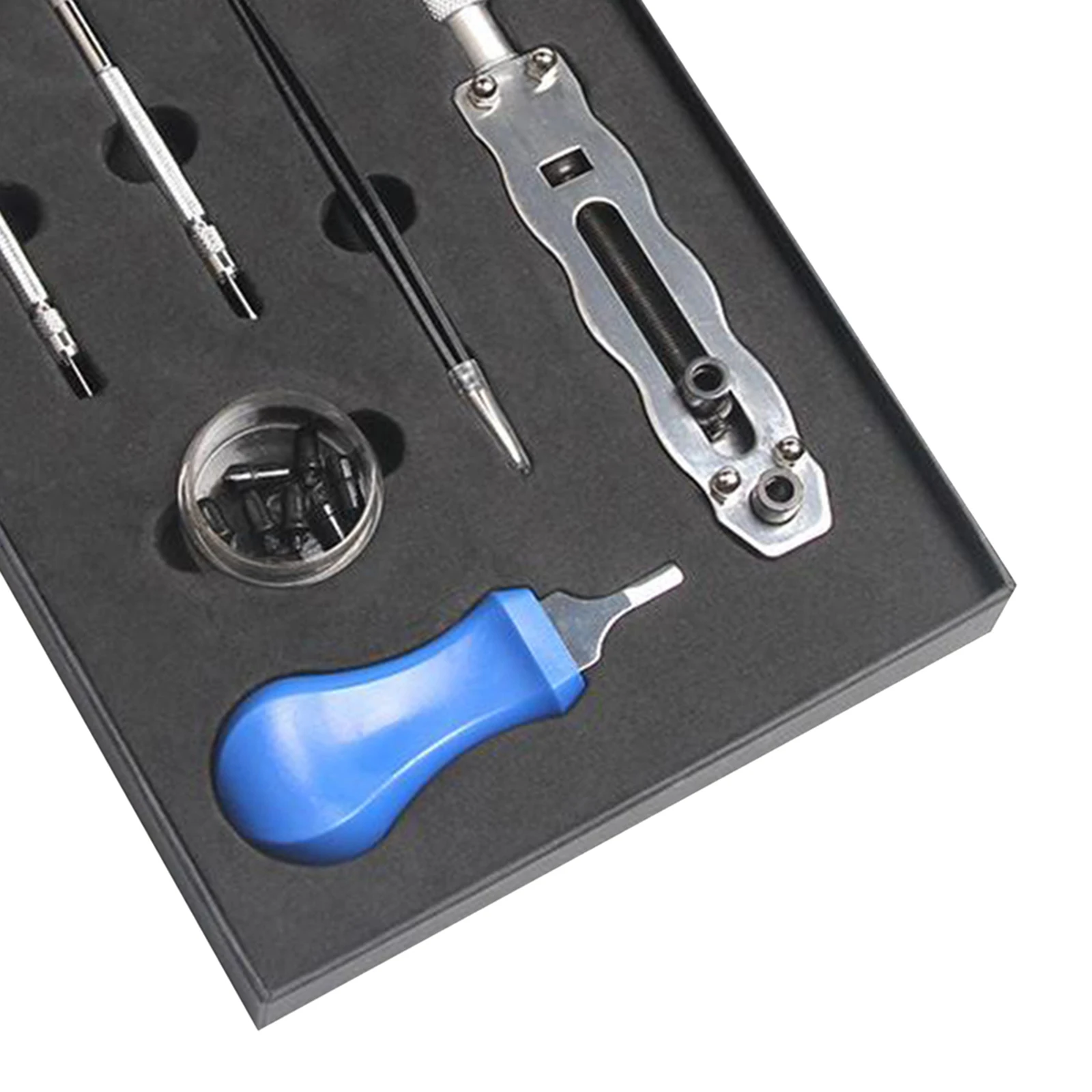 

Watch Repair Tool Kit Watch Back Case Opener Remover Wrench Knife Blue