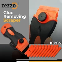 glue removing scraper blade tool auto film sticker glue remover razor ceramic kitchen home car cleaner squeegee knife shovel