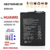 100 original 4000mah hb376994ecw phone battery for honor v9 honor 8 pro duk al20 duk tl30 in stock batteries with tools