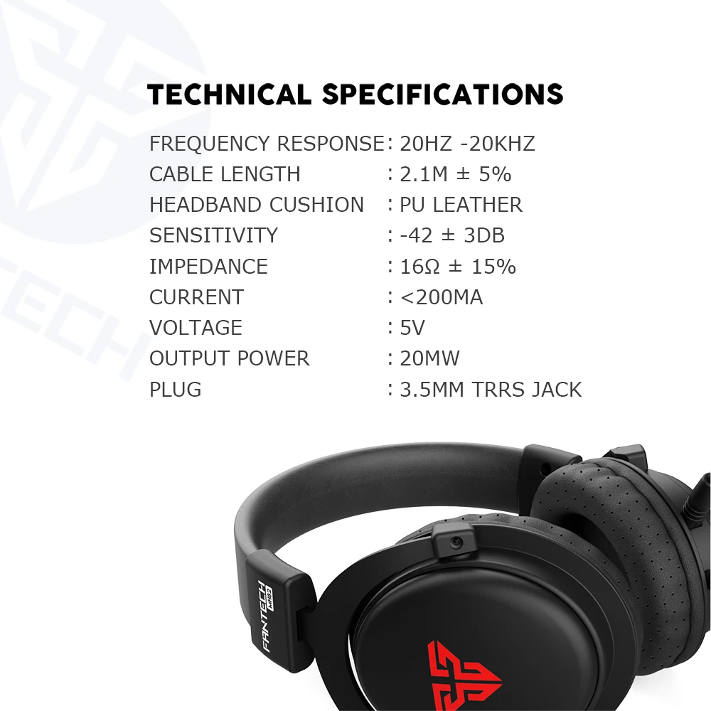 FANTECH MH82 профессиональные игровые наушники бас стерео Шум со снижением уровня