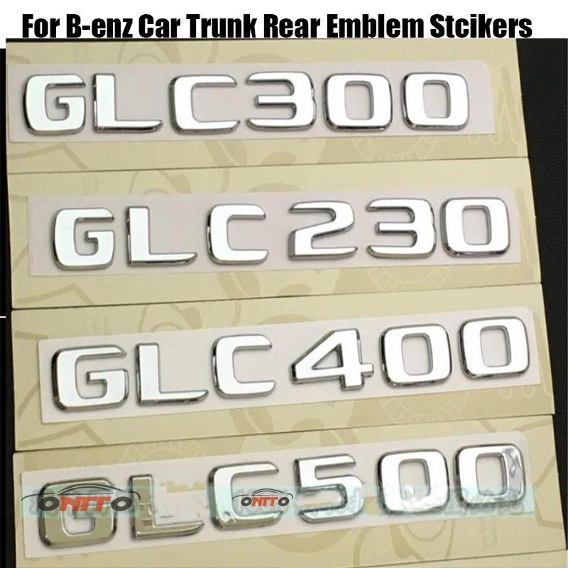 Фото Автомобильные задние наклейки для GLC GLC43 GLC63 GLC200 GLC300 GLC230 GLC400 GLC500 с номером на
