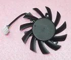 Сменный одновентилятор R102 PLA07010S12HH для видеокарты, устройство для замены видеокарты, 4 провода, 40 мм, 12 В, 0,50 А, 4Pin, для MSI R5770, R6770, Twin Frozr II
