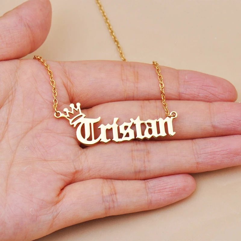 

Ожерелье женское, с именем короны, на заказ