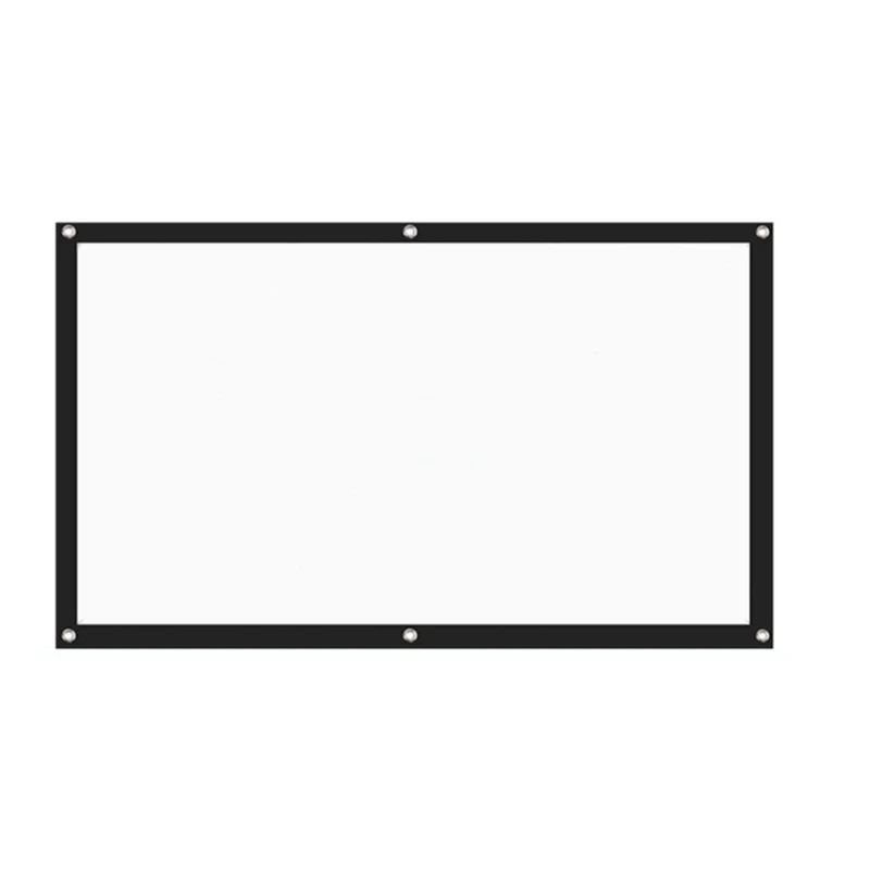 

Foldable 60 Inch 3D HD Projector Sn 16:9 Anti-Crease Projection Movies Sn for Home Theater Outdoor