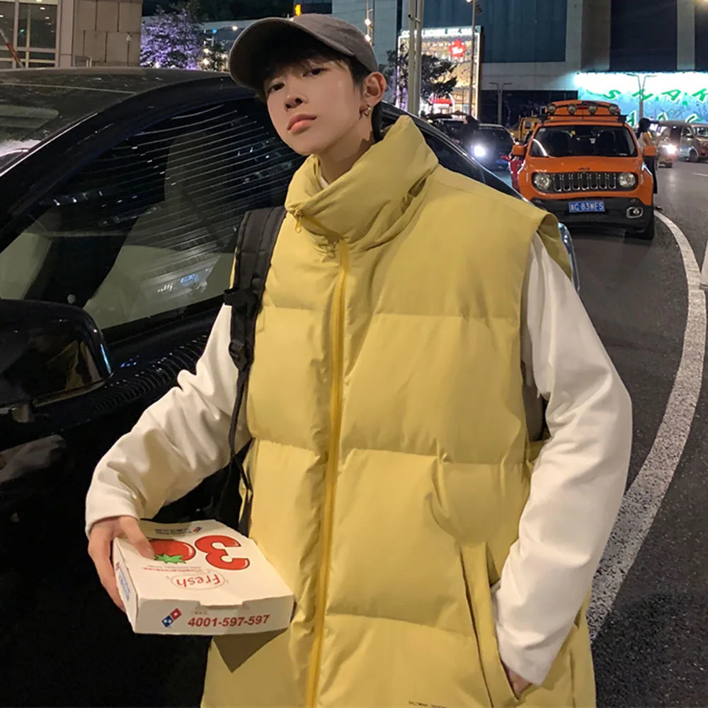Мужская модель пузырьковое пальто 2021 зимняя парки жилеты корейская мода