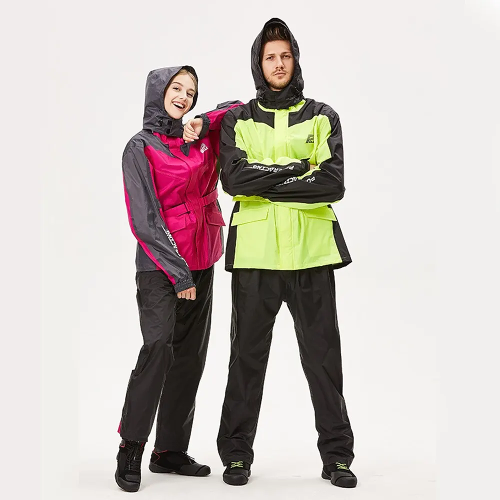 Водонепроницаемый мотоциклетный плащ и брюки от дождя дождевик вентилируемый