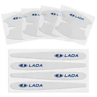 Наклейка на дверную ручку автомобиля, 8 шт., ТПУ, невидимая пленка для Лада Веста, нива, Самара, калина, ЛАРГУС, Приора, Xray, Гранта, защитные аксессуары