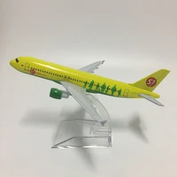 16cm russia siberia s7 airlines airbus a320 plane model airplane aircraft model diecast metal 1400 scale planes