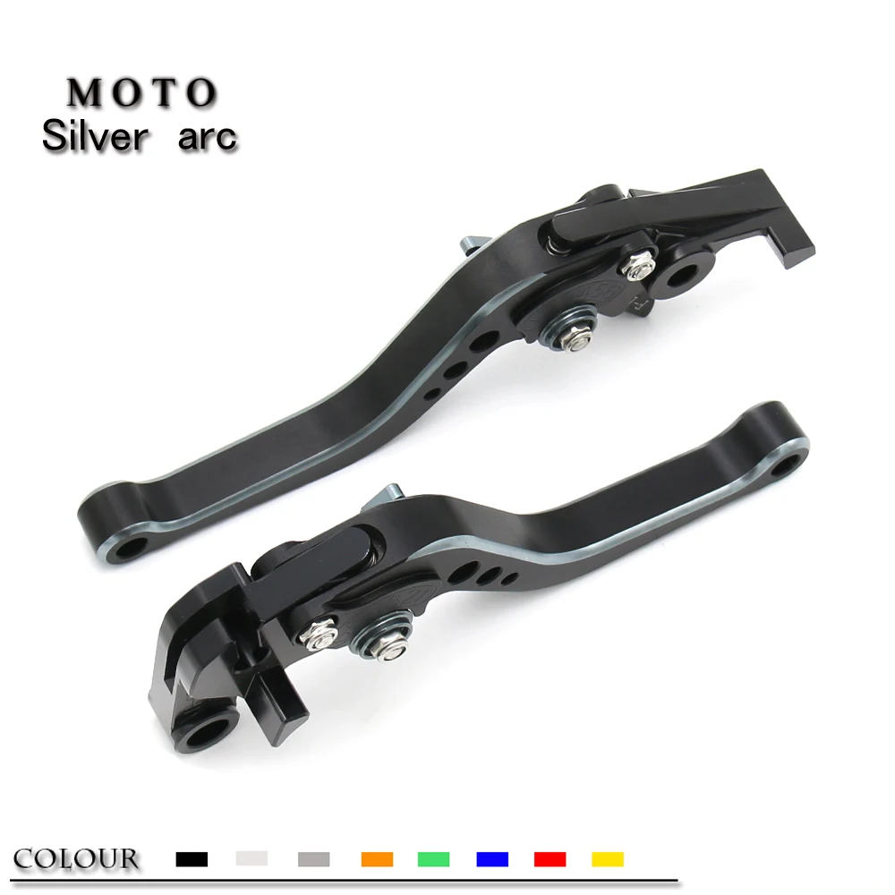 

Двойной цвет 147 мм регулируемый короткий CNC мотоцикл тормозной рычаг сцепления для Aprilia RSV MILLE R 2004 2005 2006 2007 2008