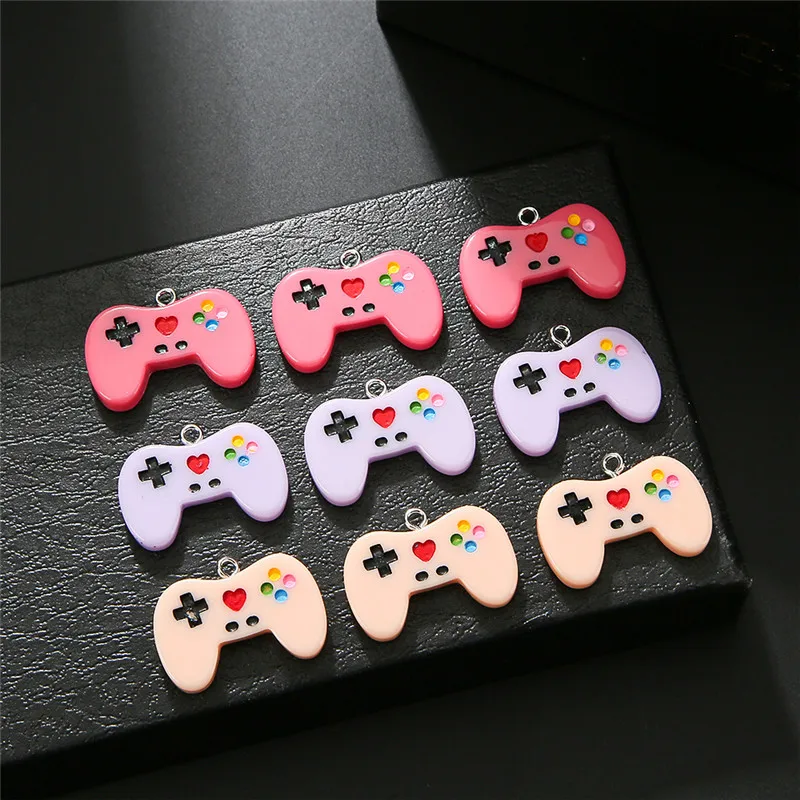 

Sansango 10Pcs Cute Game Controller Camera Resin Charms Pendants For Necklace Earring Keychain Jewelry Making Accessories