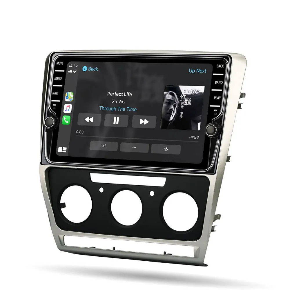 CarExc Авторадио Android 9,0 автомобильный Muiltmedia плеер для Skoda Octavia 2008-2013 A 5 A5 Yeti, fabia радио встроенный CarPlay с gps-навигацией без DVD