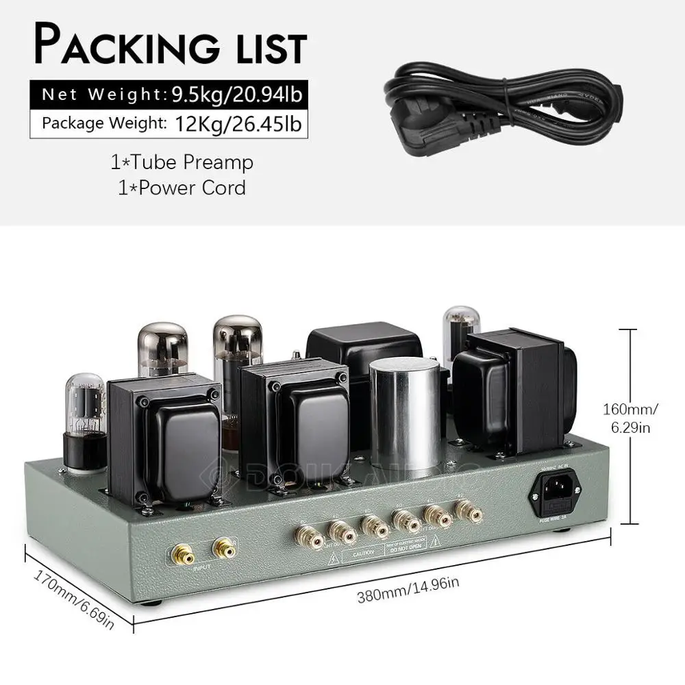 Nobsound HiFi EL34 вакуумный ламповый усилитель класса А односторонний стерео мощности |