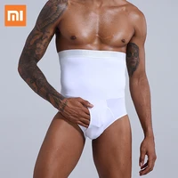 xiaomi mijia mens underwear men tummy control shorts body shaper compression high waist trainer belly slimming strap shapewear