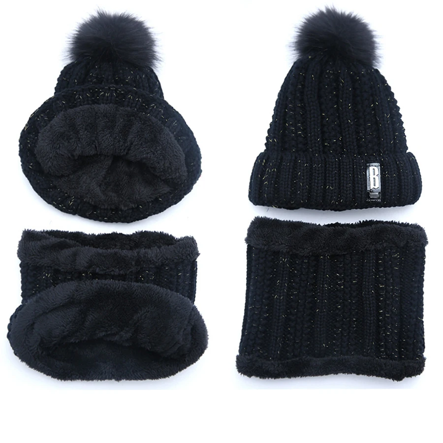 

The Brand of Lady's Knitted Woolen Hat Thickened Warm Woolen Hat Lady's Knitted Woolen Hat Outdoor Driving Hat