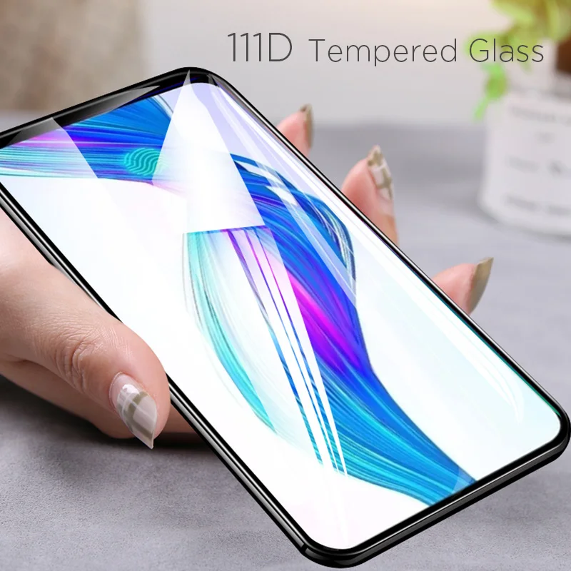 Закаленное стекло 111D для Realme XT X2 Pro X Q Защитная пленка экрана Защитное 5 5S 3 3i 2 |