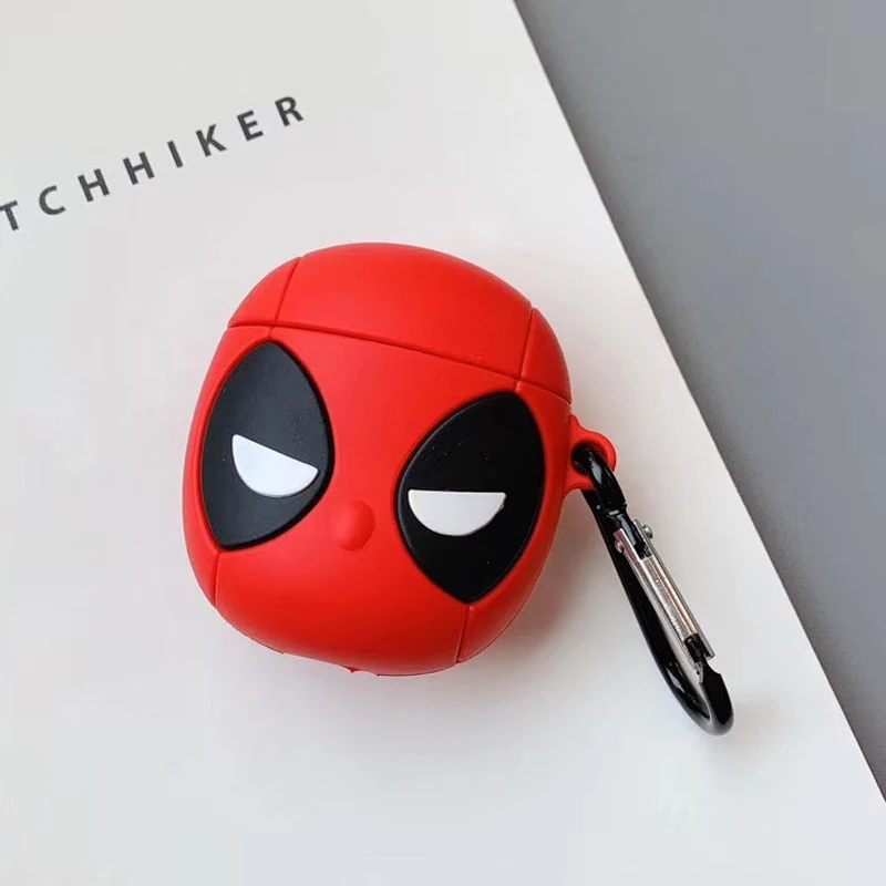 Marvel hero для Apple Airpods 1/2 чехол защитный чехол милый Bluetooth чехол для наушников Модный мягкий силиконовый чехол s гарнитура Capa