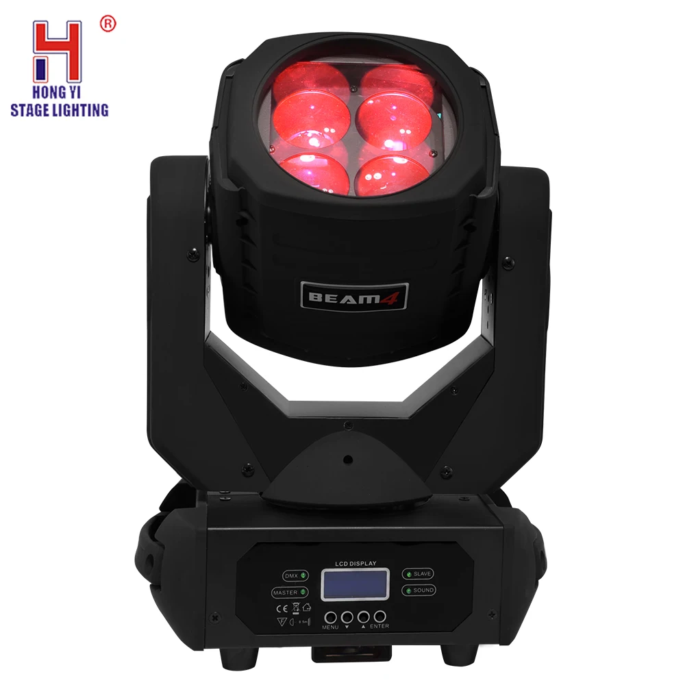 Движущаяся головка Led 4x25W Led эффект Красочные Dj Дискотека вечерние шоу супер луч движущаяся голова сценический эффект Освещение