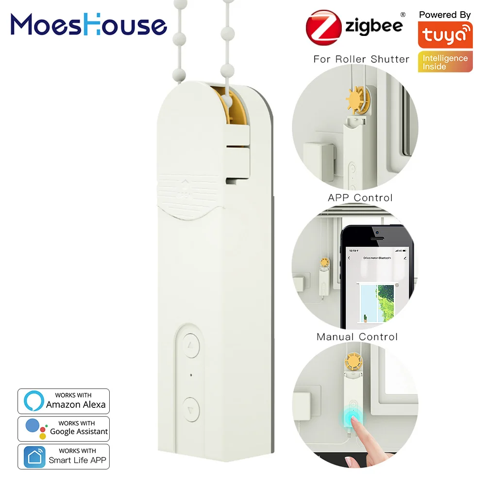 Моторный концентратор ZigBee Smart &quotсделай сам&quot моторизованные шторы на роликах