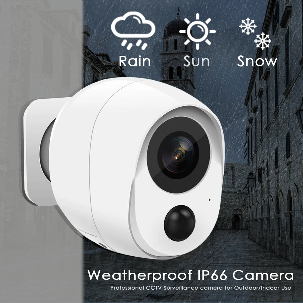 IP камера с разрешением 1080p 2mp беспроводная охранная IP-камера, поддержка карты SD, WiFi, мегапиксельная, наружная, водонепроницаемая, инфракрасная подсветка, HD ONVIF CCTV домашняя камера