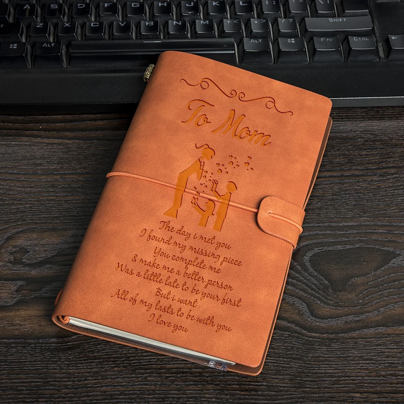 Записная книжка из искусственной кожи на заказ Подарочный Дневник для дочери и