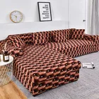 Эластичный чехол для дивана в гостиную, нескользящее покрывало для дивана с саржевым узором, чехол для дивана, покрывало на кровать