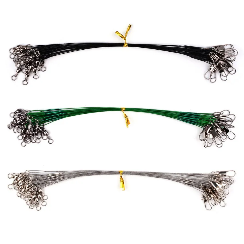 20 шт./набор рыболовная леска из нержавеющей стали | Спорт и развлечения