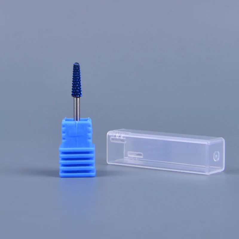 1 шт. синие вольфрамовые твердосплавные фрезы с нано покрытием круглое сверло для