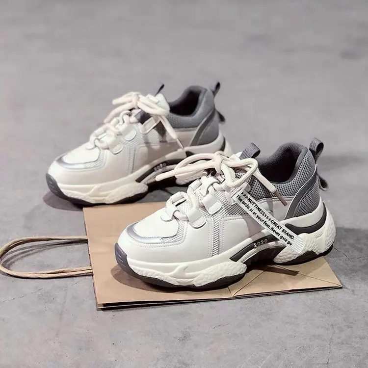 

New Women Shoes Spring New Women's Shoes Ulzzang Platform Snekaers Shoes Female Wisdom Shoes Women Snekaers