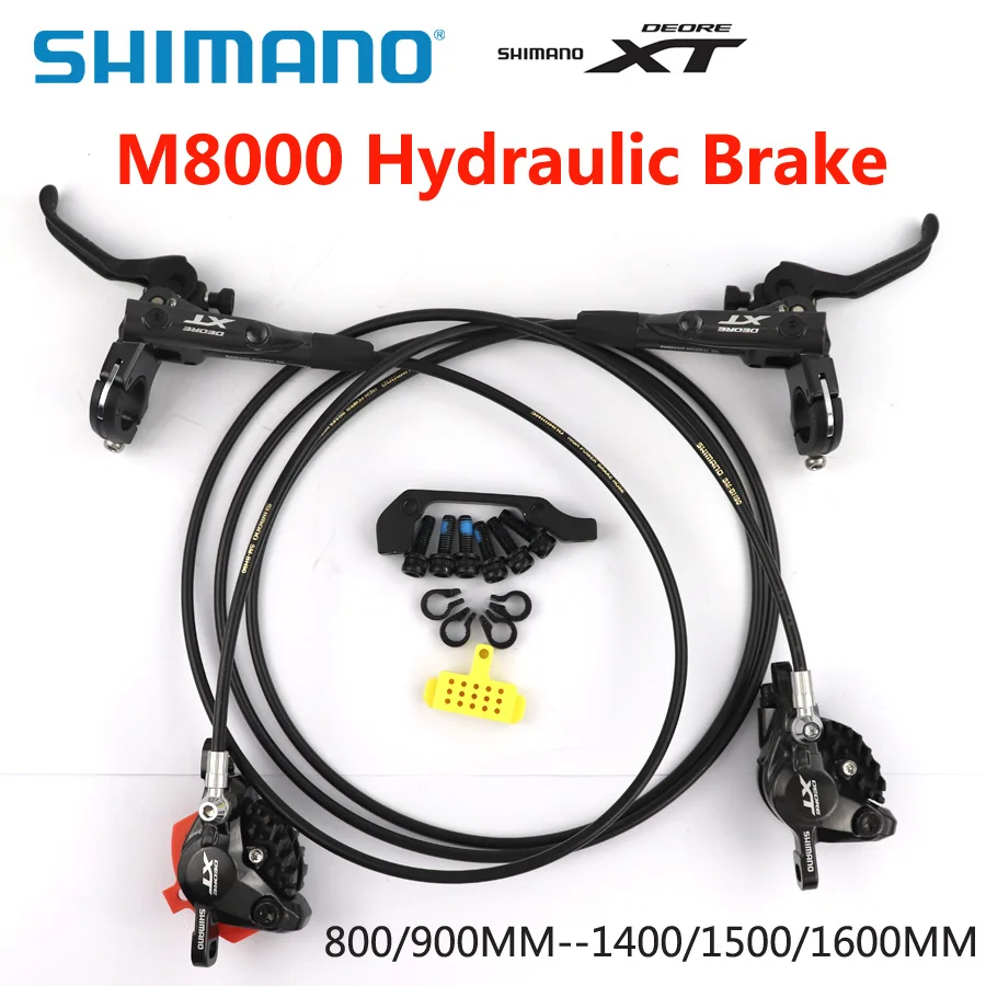 SHIMANO DEORE XT M8000 M8100 M8120 тормоз Горный велосипед гидравлический дисковый тормоз MTB ICE-TECH левый и правый 800 мм-1500 мм-1600 мм