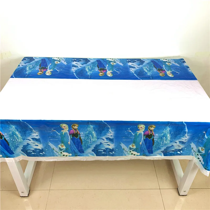 

51/81Pcs Frozen Birthday Party Decorations Supplies Paper Plates Cups Napkins Gift Bag Tablecloth Baby Girls Birthday Party Sets