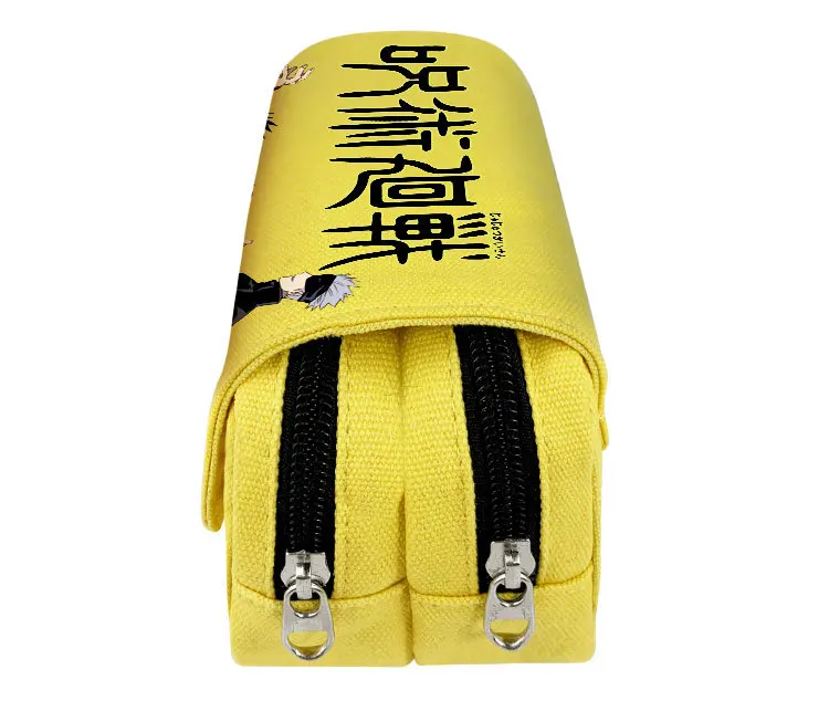 

Jujutsu Kaisen Yuji Itadori Pen Bags Double Zipper School Pencil Case Box Cosmetic Makeup Bag Storage Bag Purse Wallet Gift