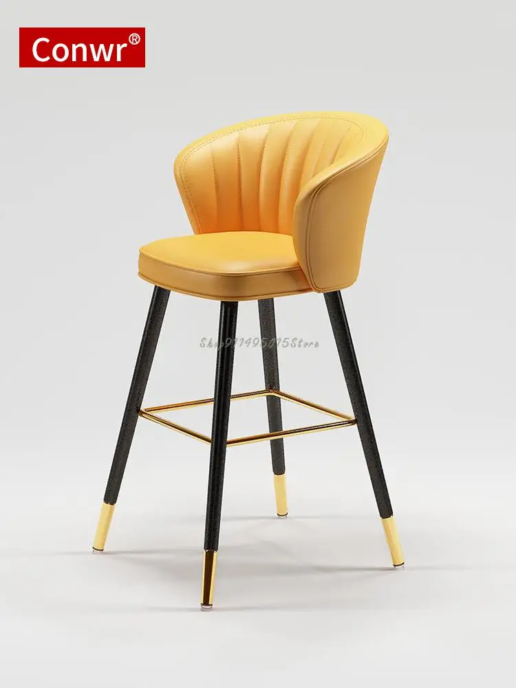 Барный стул роскошный современный минималистичный домашний кованый столик