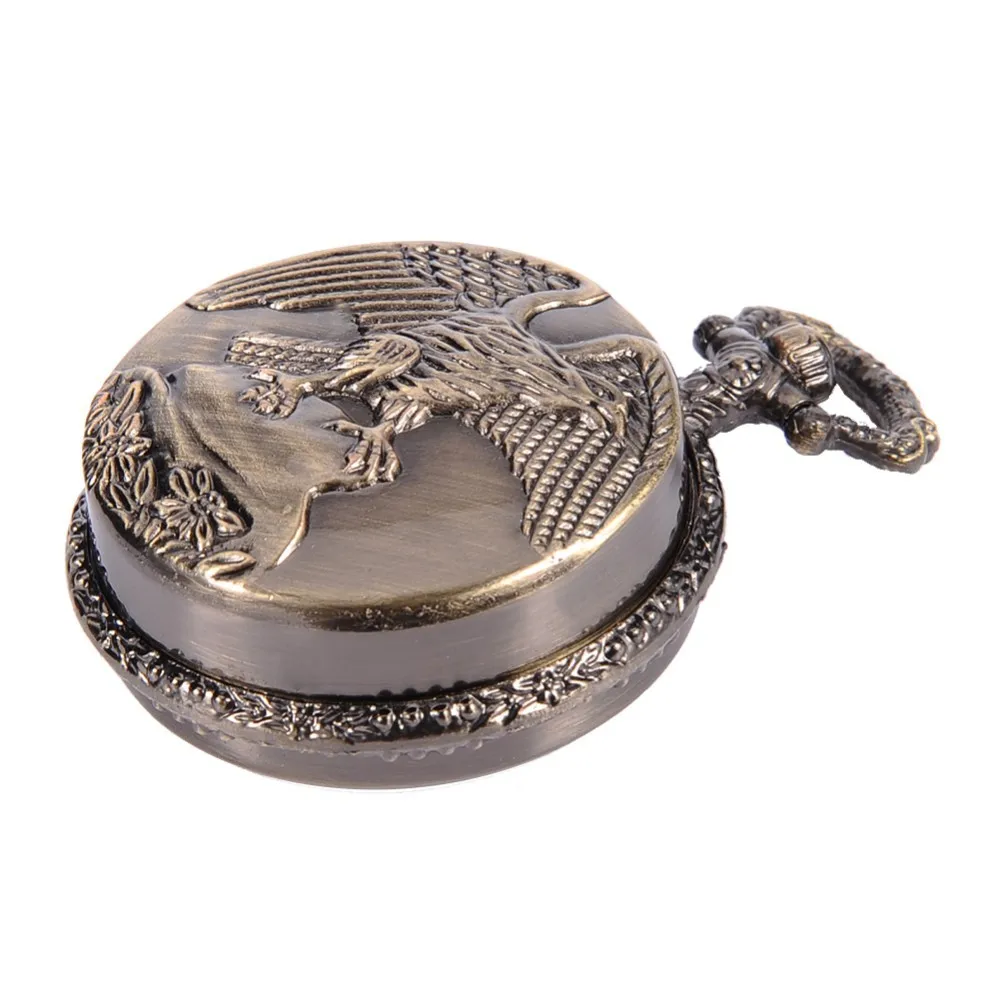 Металлический курильщик карманные часы с изображением животных дымовая машина