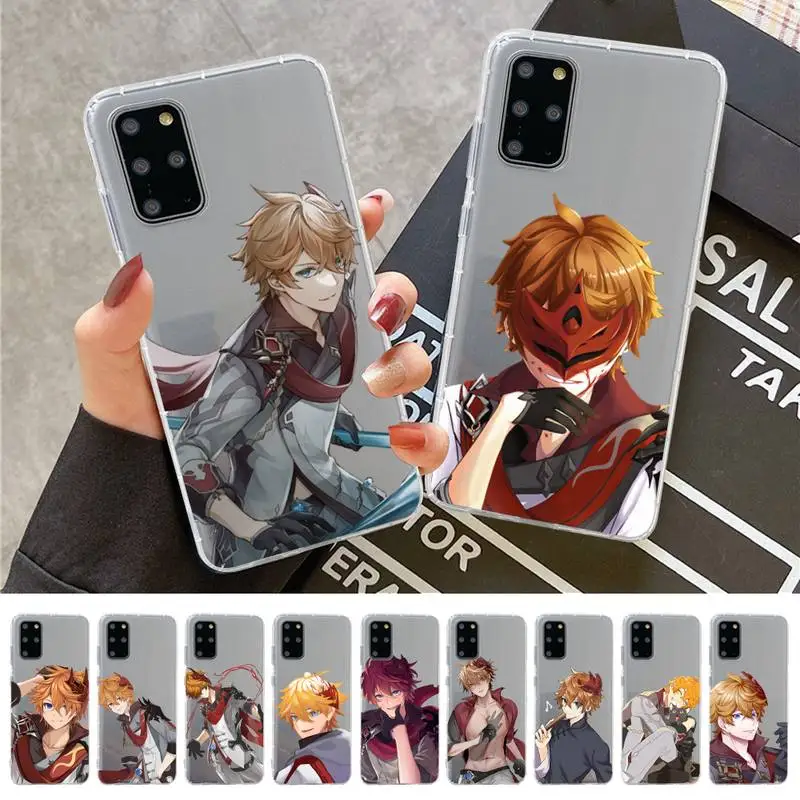 

Genshin Impact Tartaglia Phone Case For Samsung A 10 20 30 50s 70 51 52 71 4g 12 31 21 31 S 20 21 plus Ultra