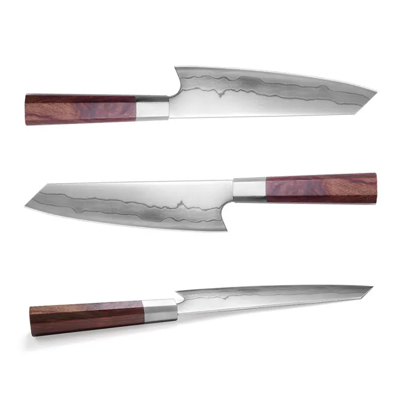 Professional Damascus Knife VG10 Clad Steel Japanese Chef Kitchen Knives Ultra Sharp Slicing Kiritsuke With Wooden Handle | Дом и сад